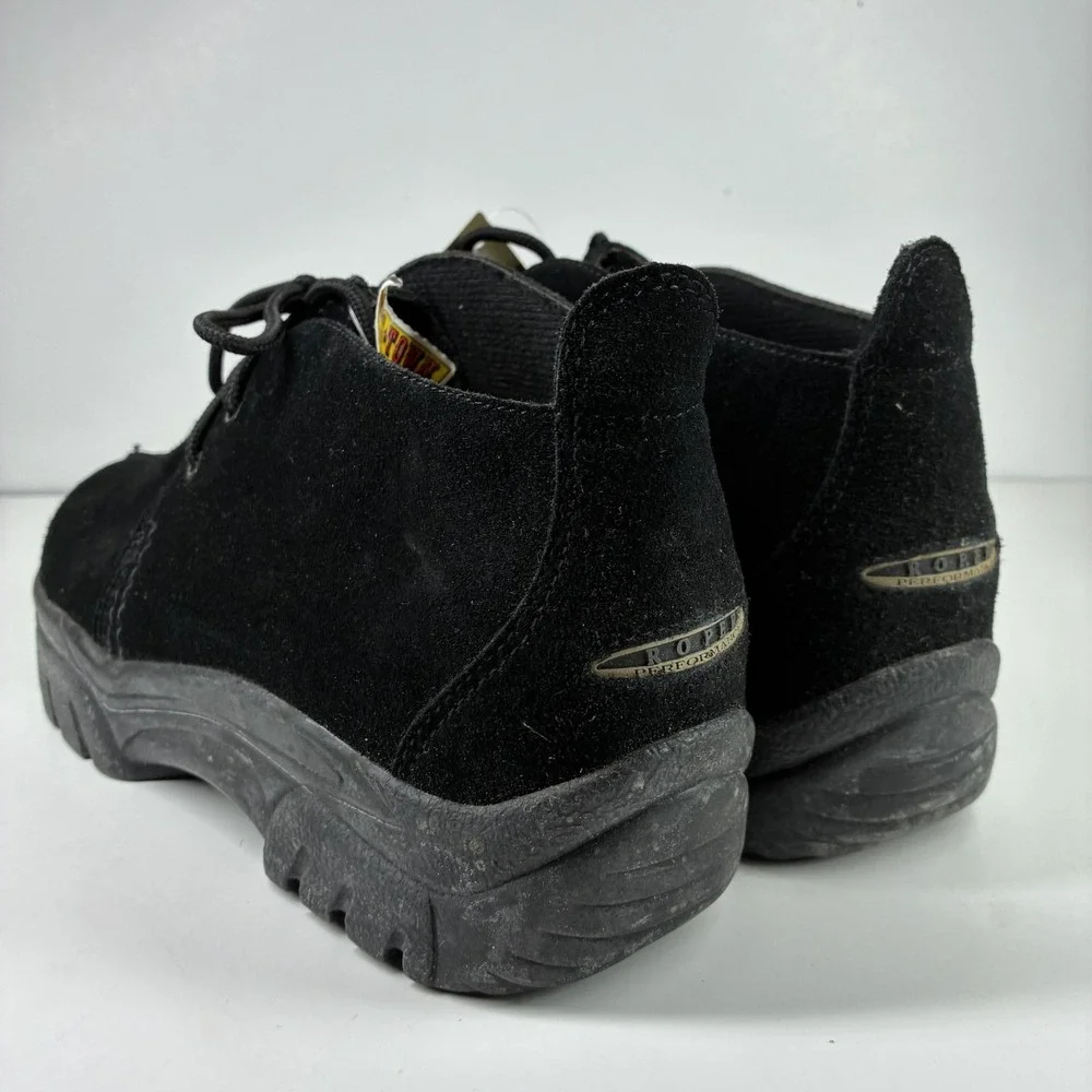 Roper Performance Men's 12 Black Suede Lace-Up Split Toe Chukka Boots 20-602-421